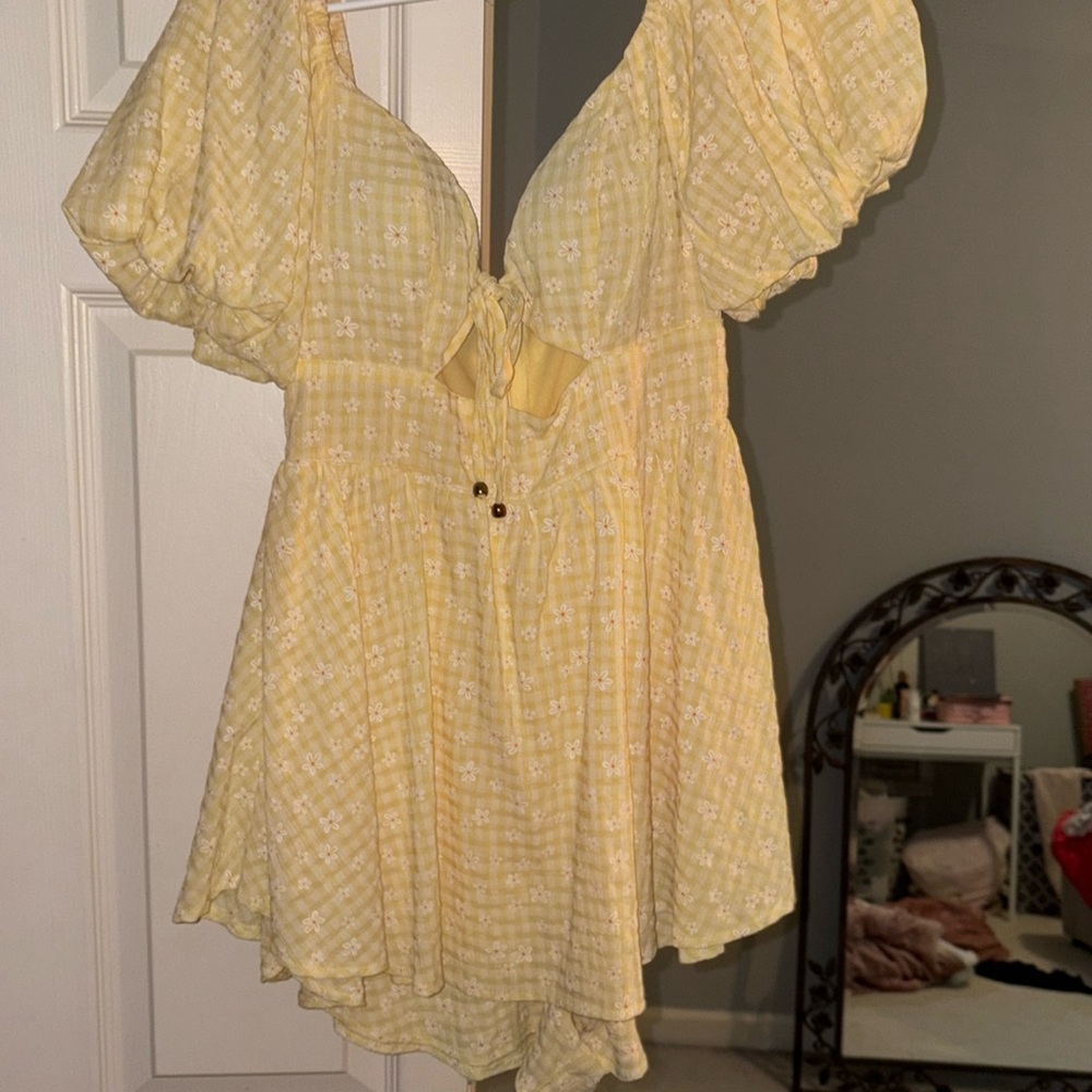 Yellow Mini dress